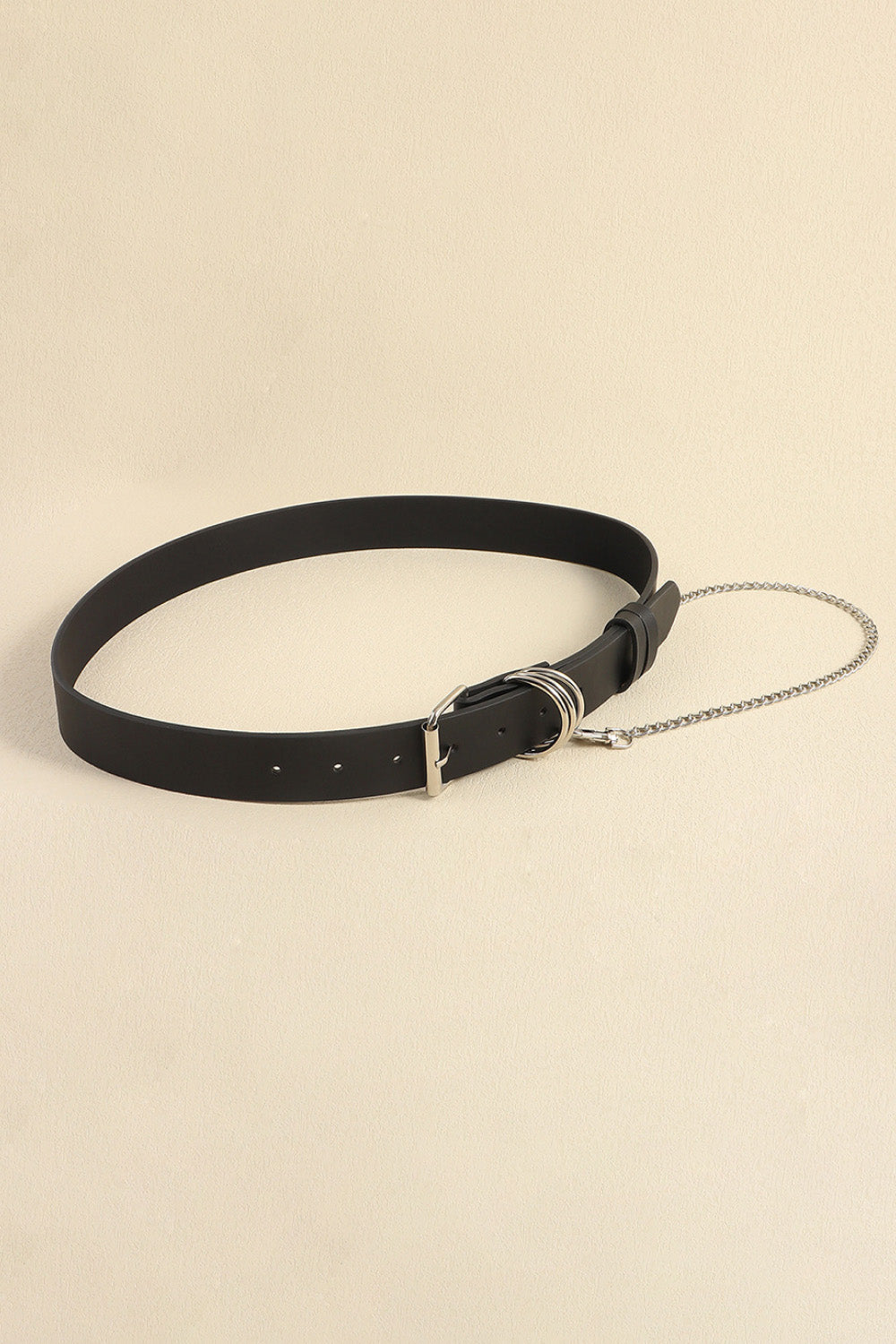 PU Leather Alloy Chain Belt - Fashorio
