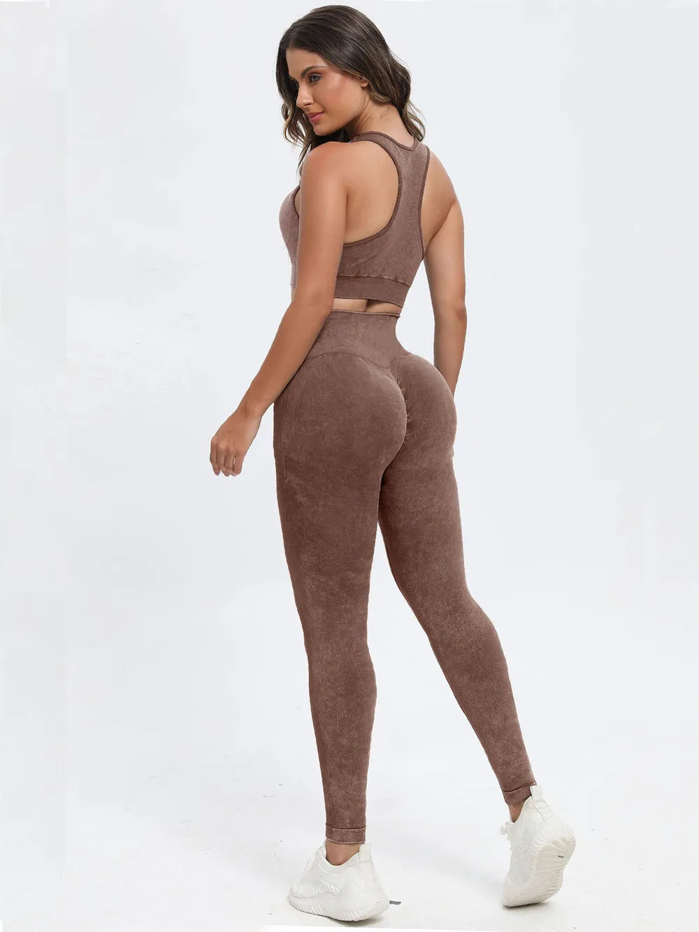 Scoop Neck Wide Strap Top and Pants Active Set - Fashorio