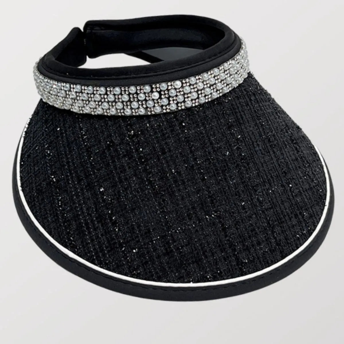 Pearl Detail Sunscreen Hat - Fashorio