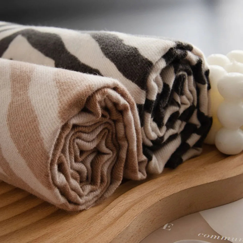 Animal Print Polyester Scarf - Fashorio