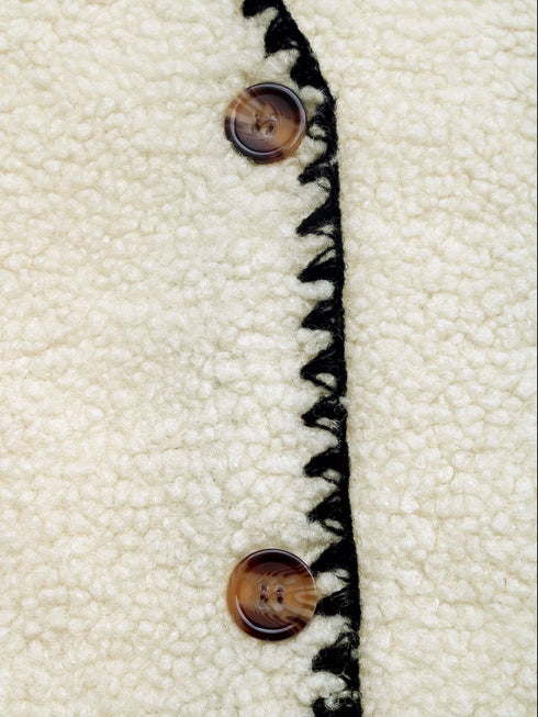 V-Neck Button Up Vest Coat - Fashorio