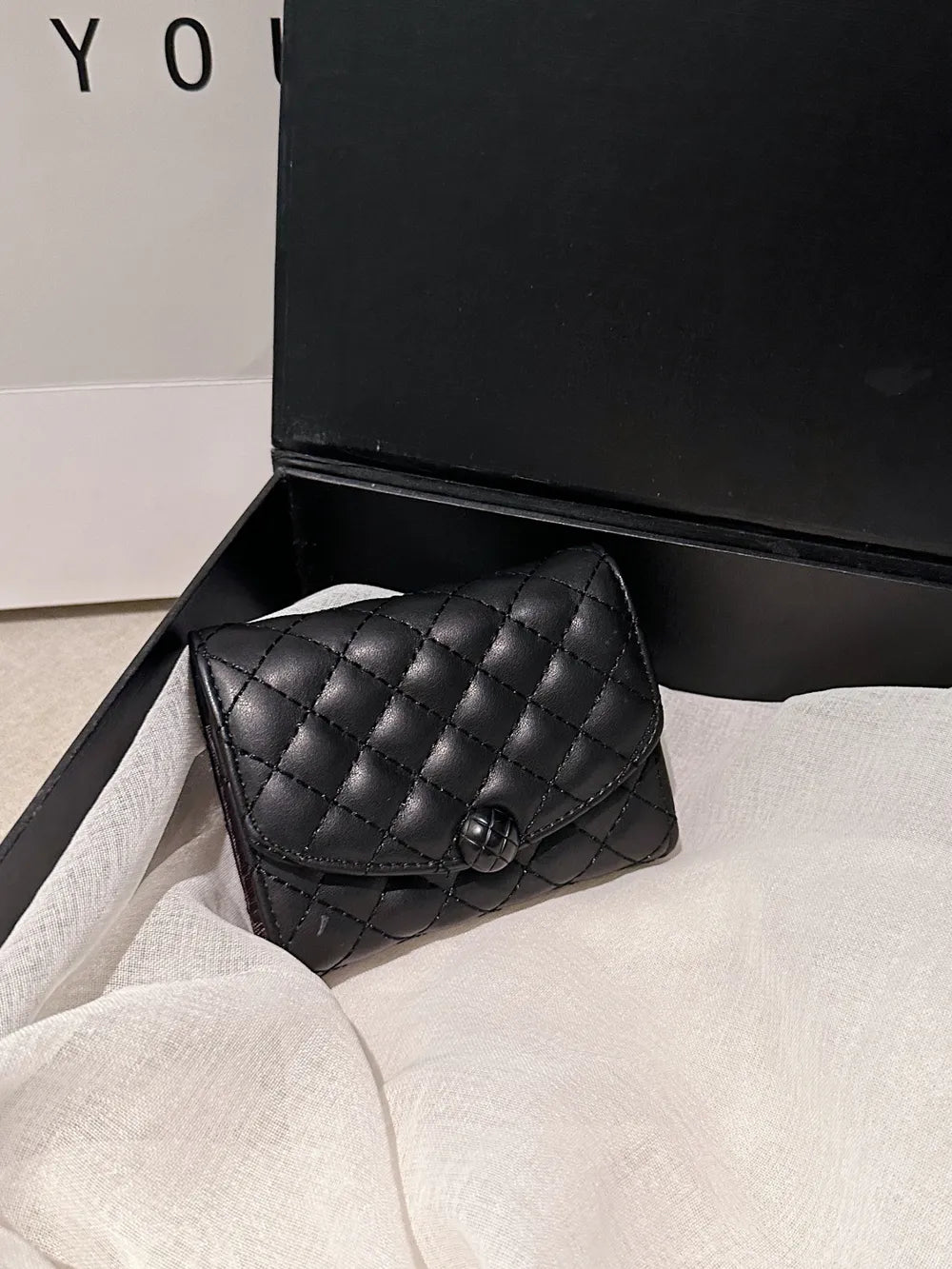 PU Leather Solid Color Wallet - Fashorio