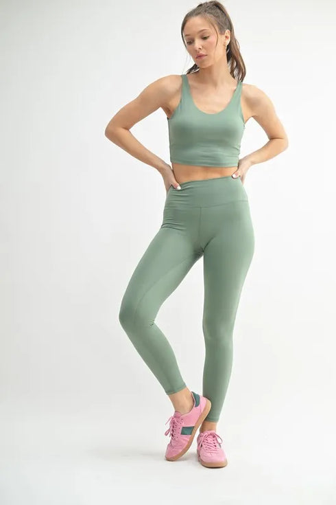 MONO B Venice Cloud Light Contour High-Waisted Leggings - Fashorio