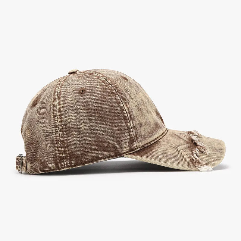 Fringe Adjustable Cotton Baseball Cap - Fashorio