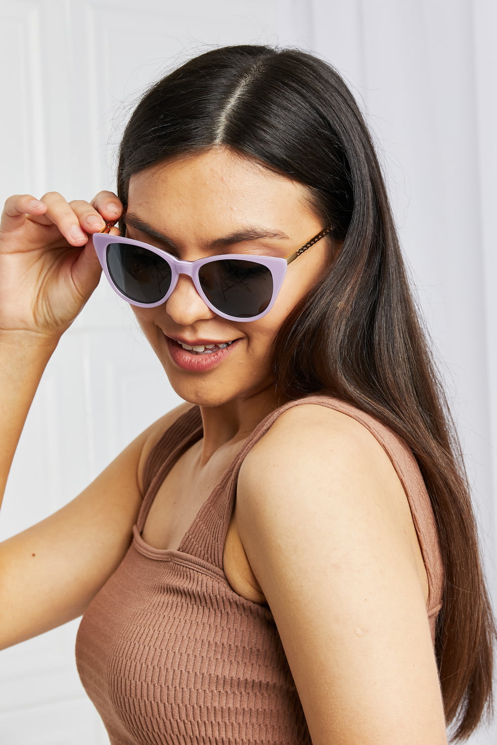 Cat-Eye Acetate Frame Sunglasses - Fashorio