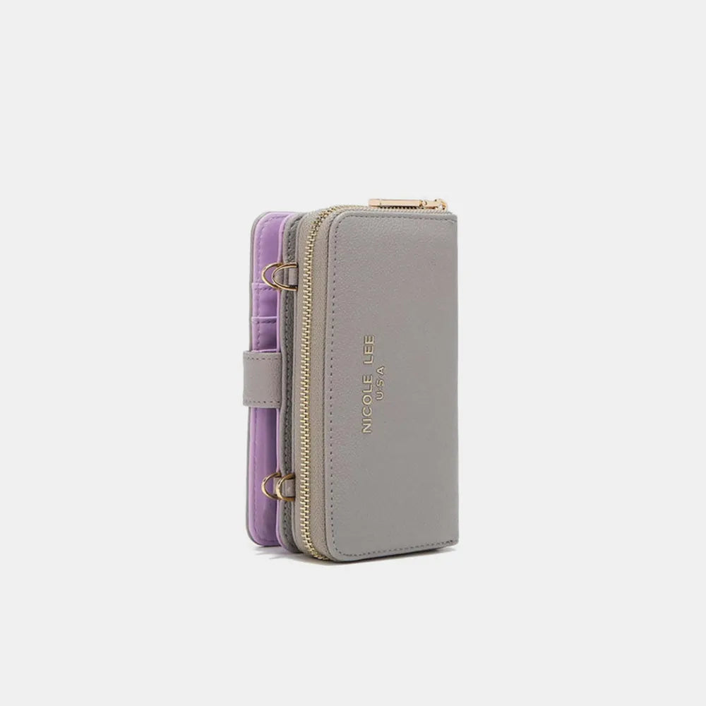 Nicole Lee USA 2 Piece Phone Case Crossbody Wallet - Fashorio