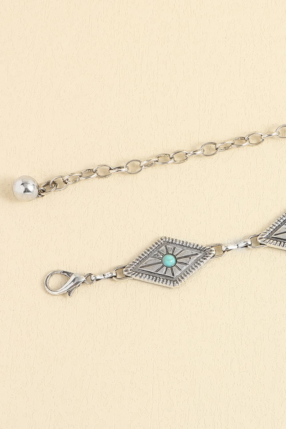 Vintage Turquoise Alloy Belt - Fashorio