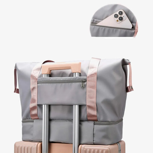 Multi Pocket Nylon Travel Bag - Fashorio