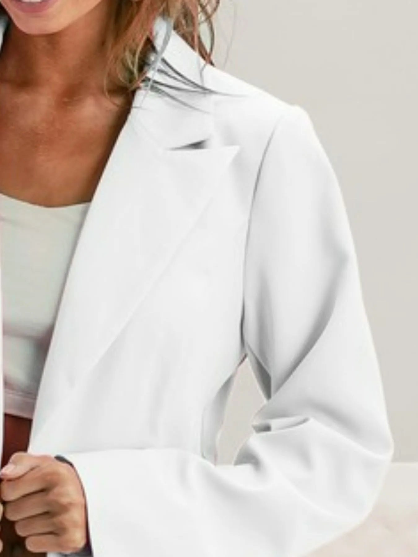 BiBi Single Breasted Peaked Lapel Blazer - Fashorio