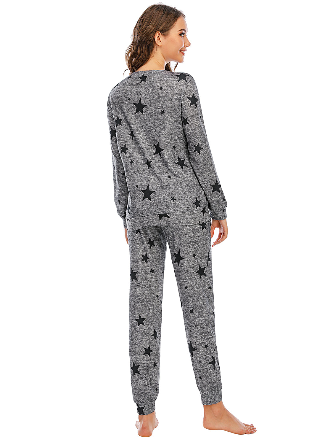 Star Top and Pants Lounge Set - Fashorio
