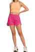 Zenana Windbreaker Smocked Waistband Running Shorts - Fashorio