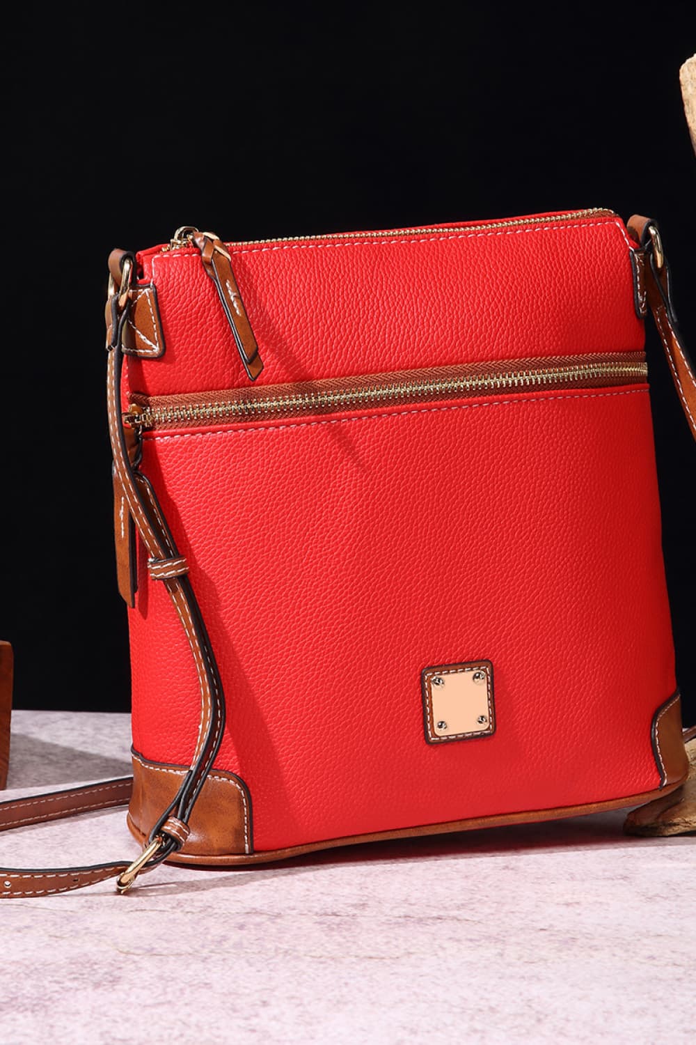 PU Leather Crossbody Bag - Fashorio