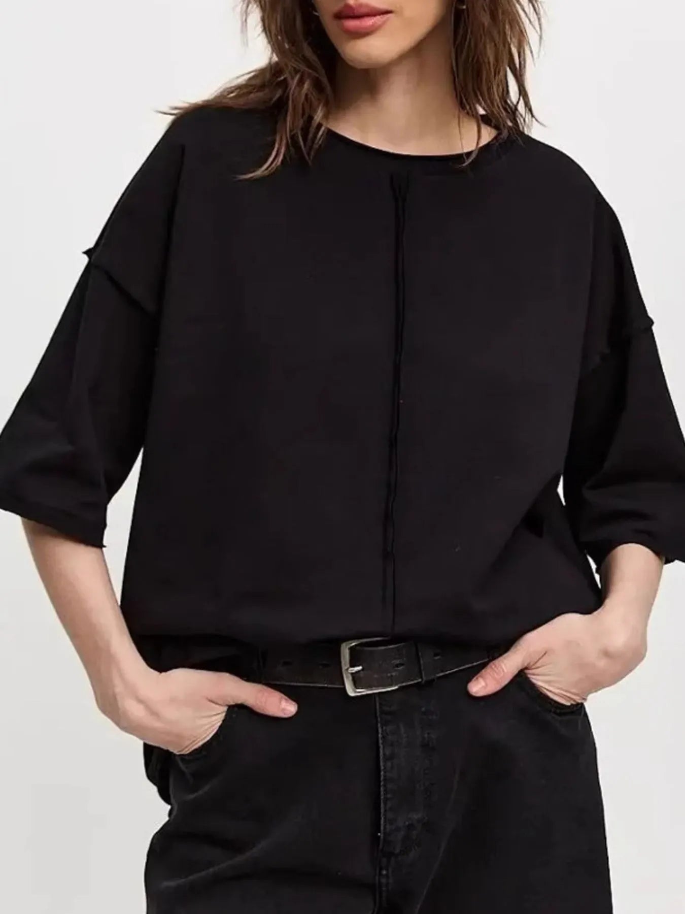 Round Neck Half Sleeve T-Shirt - Fashorio