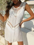 Crochet Detail Beach Cover Up Dress - Fashorio