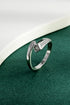 925 Sterling Silver Inlaid Zircon Ring - Fashorio