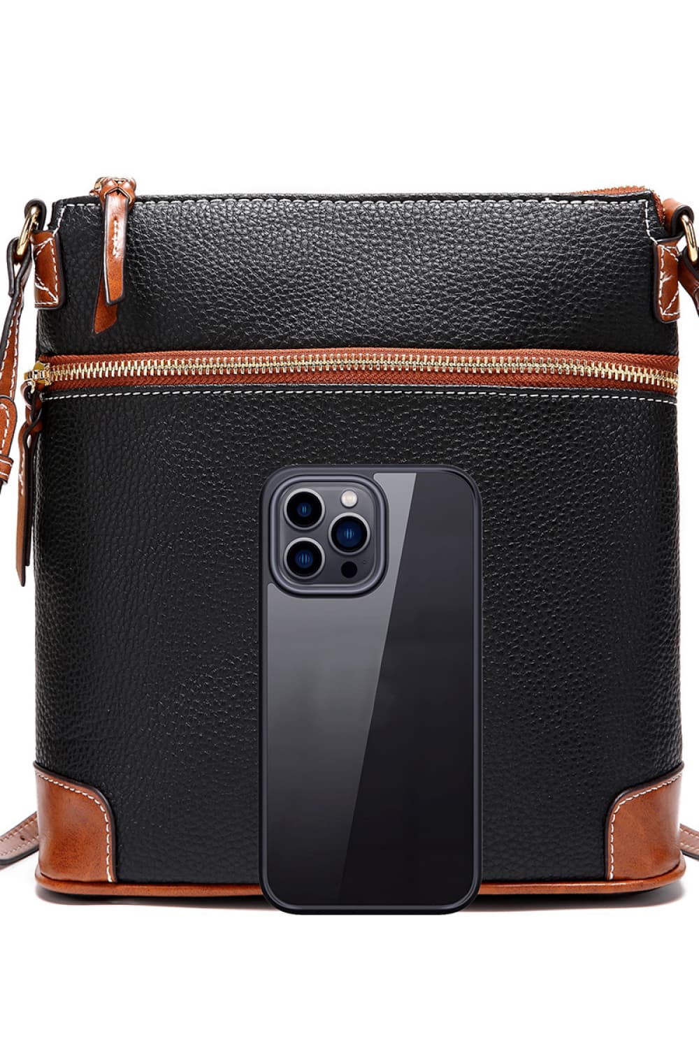 PU Leather Crossbody Bag - Fashorio
