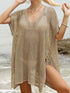 Side Tied V-Neck Cover-Up - Fashorio