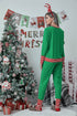 Full Size MERRY CHRISTMAS Graphic Top and Pants Lounge Set - Fashorio