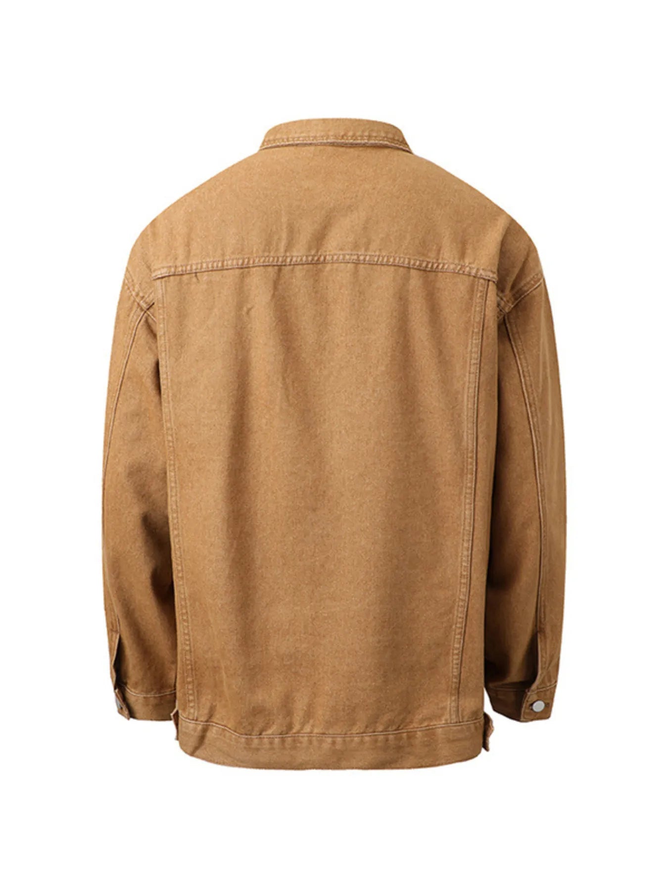 Men's Button Up Long Sleeve Denim Jacket - Fashorio