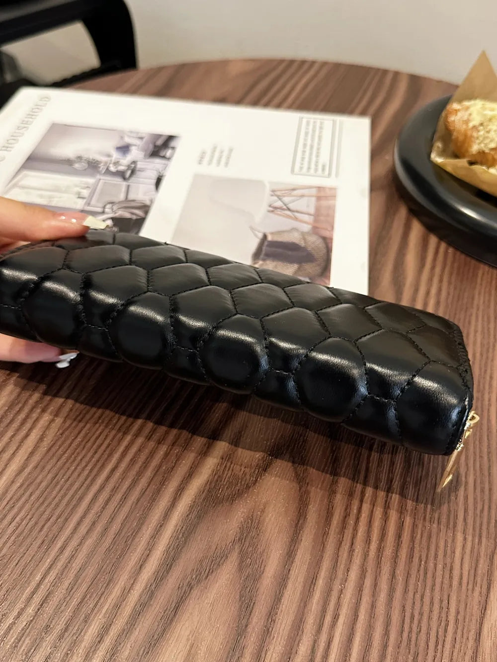 PU Leather Solid Color Wallet - Fashorio