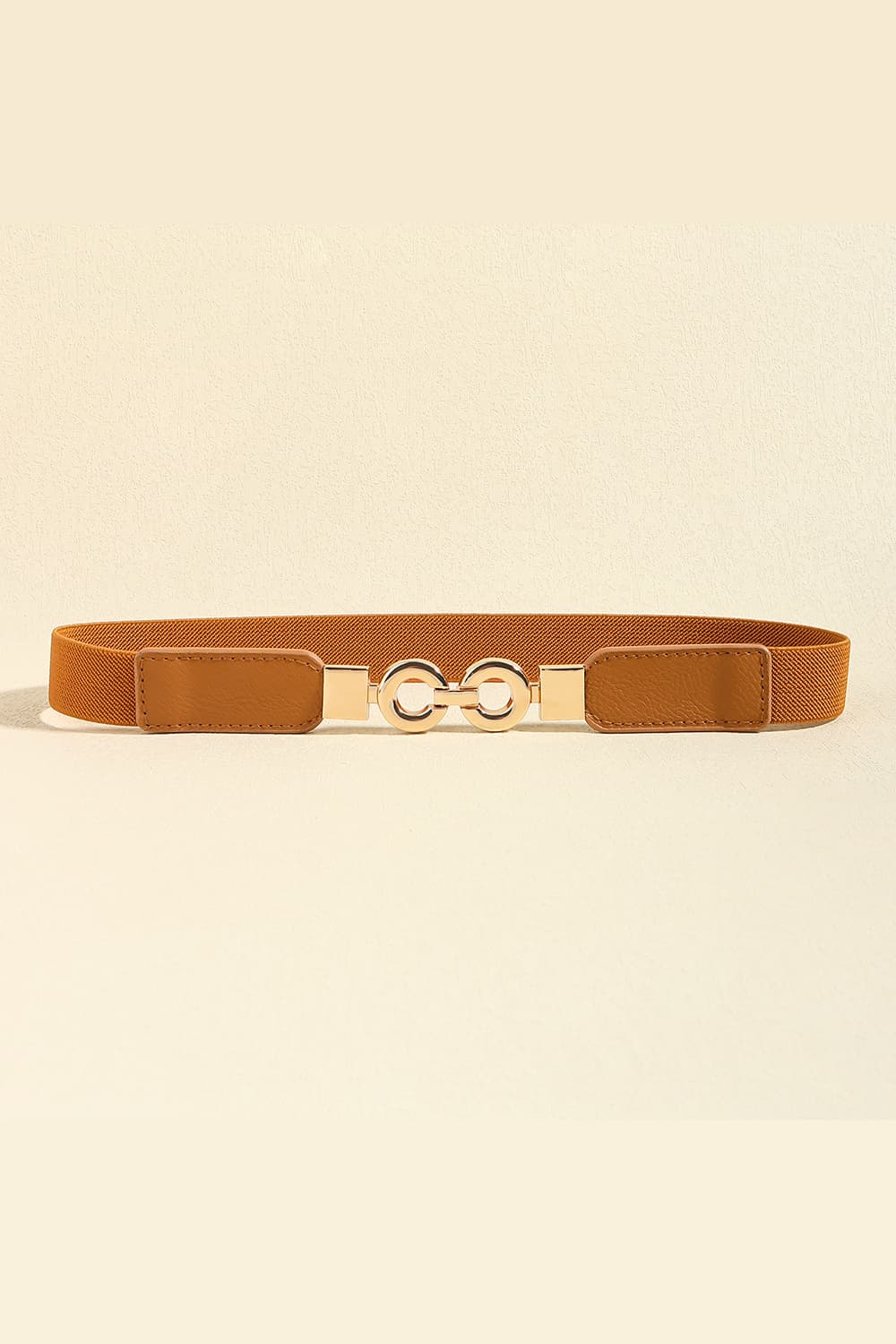 PU Leather Belt Caramel One Size - Fashorio