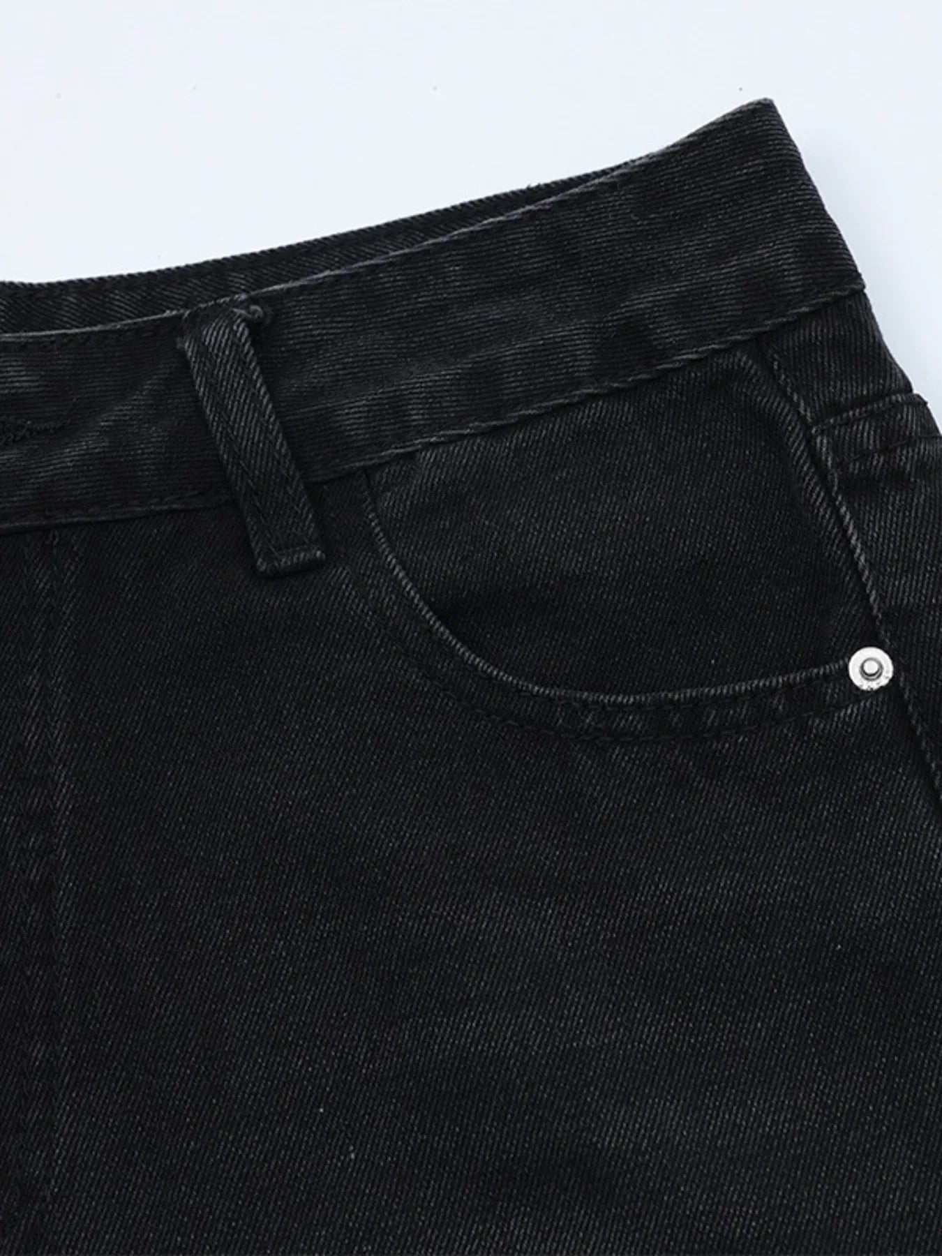 Men's Washed Denim Shorts - Fashorio