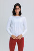 Millennia Loose Fit Active Top White - Fashorio