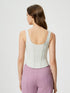 Millennia Round Neck Wide Strap Active Tank with Detachable Chest Pads - Fashorio