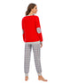 Long Sleeve Top and Polka Dot Pants Set - Fashorio