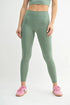 MONO B Venice Cloud Light Contour High-Waisted Leggings MOSS - Fashorio