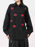 Lips Button Up Long Sleeve Shirt - Fashorio