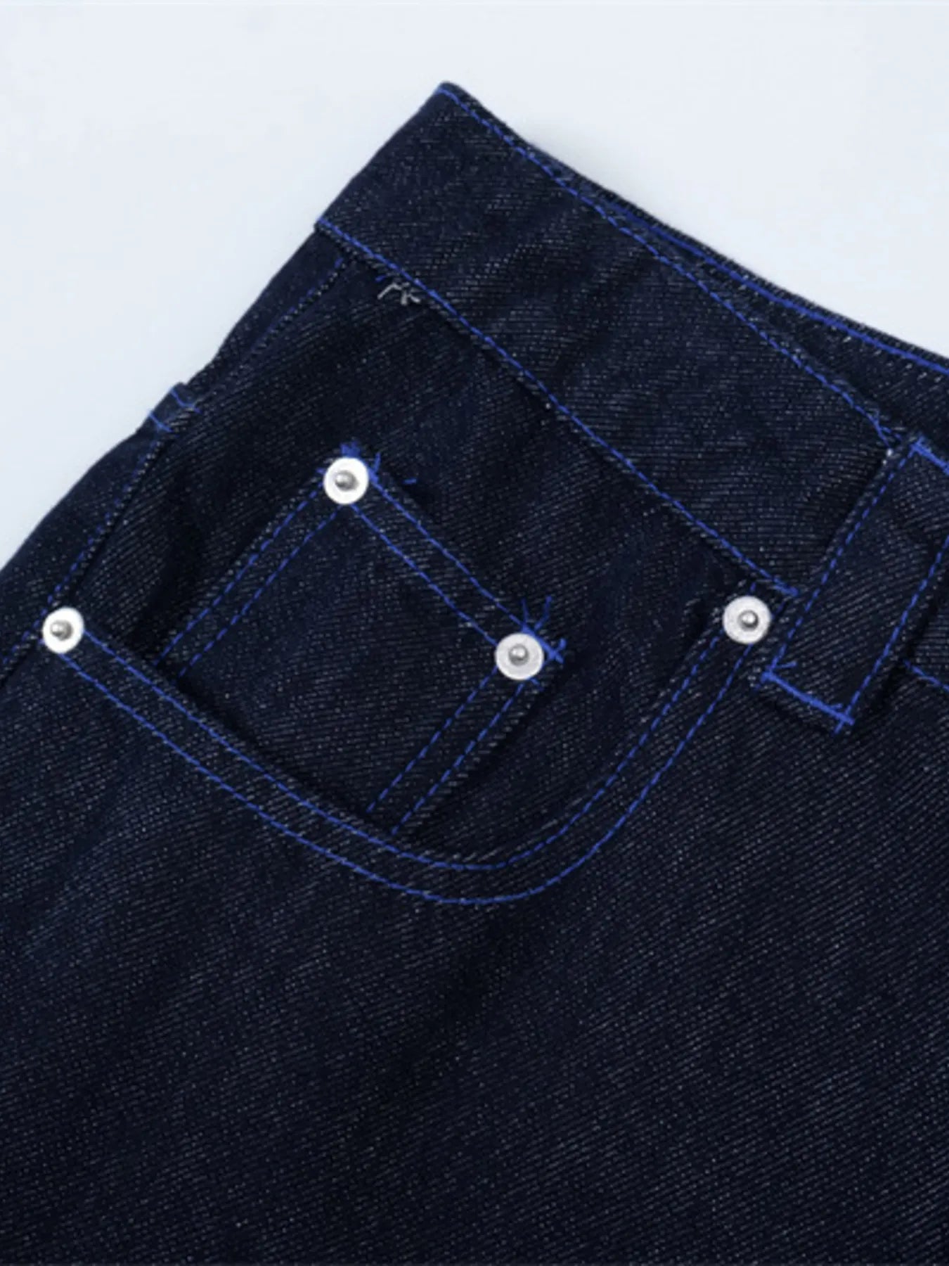 Men's Embroidered Wash Denim Shorts - Fashorio