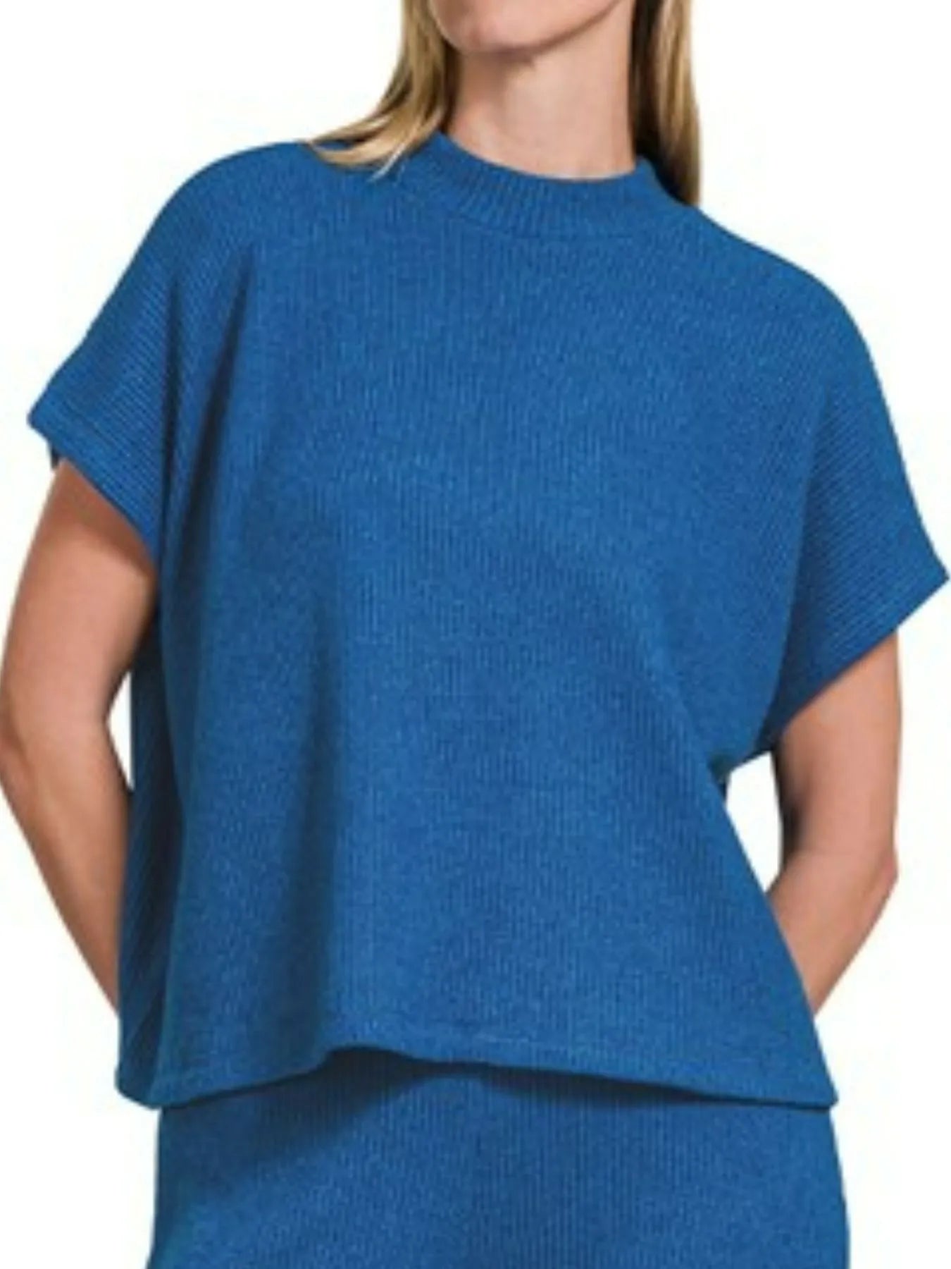 Zenana Sweater Boxy Top & Long Pants Set - Fashorio