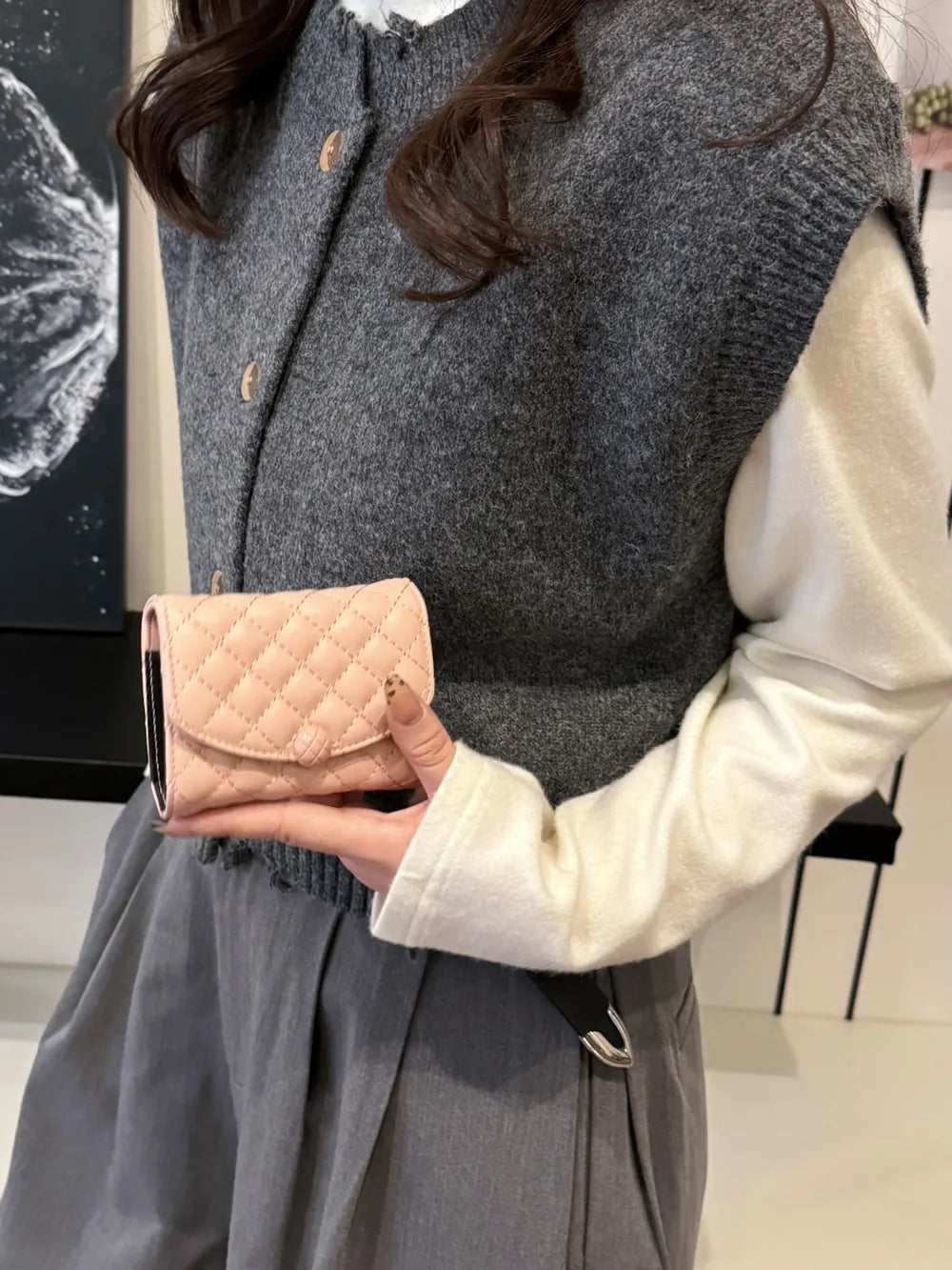 PU Leather Solid Color Wallet - Fashorio