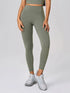 High Waist Active Leggings Sage - Fashorio