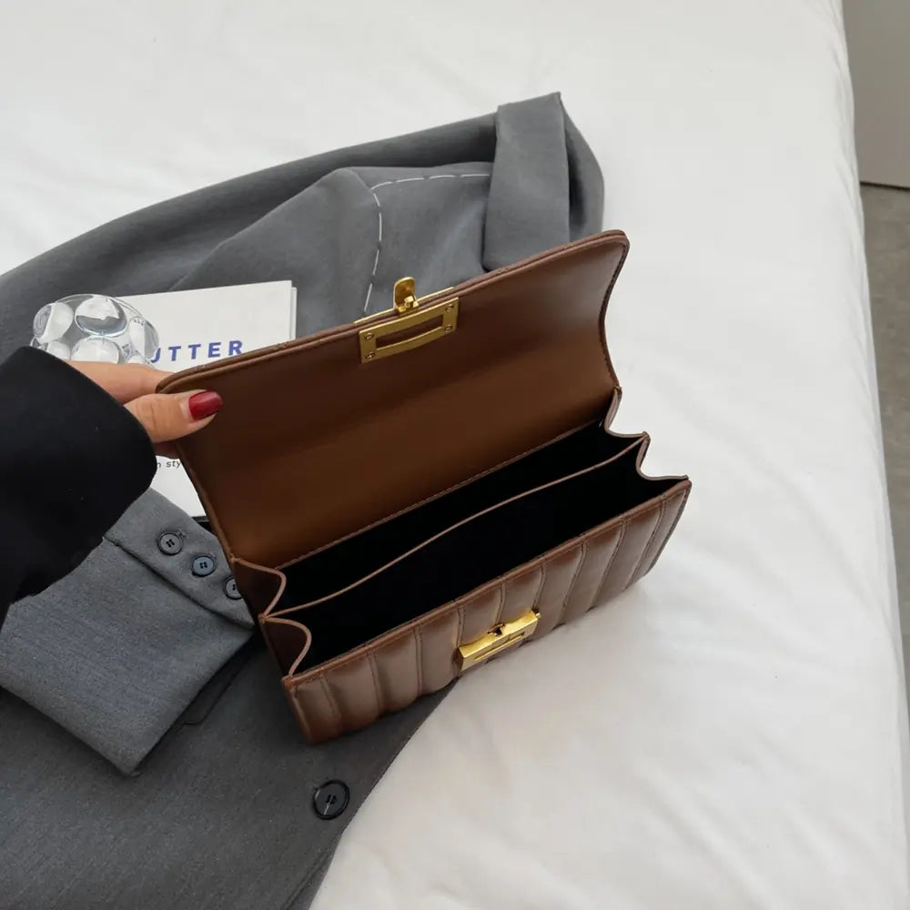 PU Leather Crossbody Bag - Fashorio