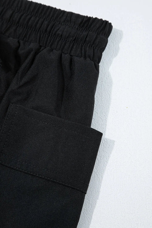 Cargo Pocket Elastic Waist Active Casual Skort - Fashorio