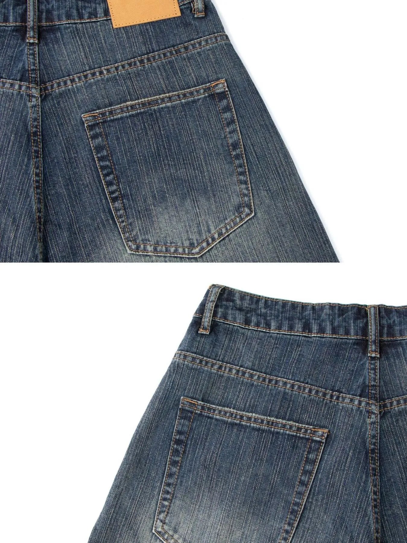 Men's Wide Leg Denim Shorts - Fashorio