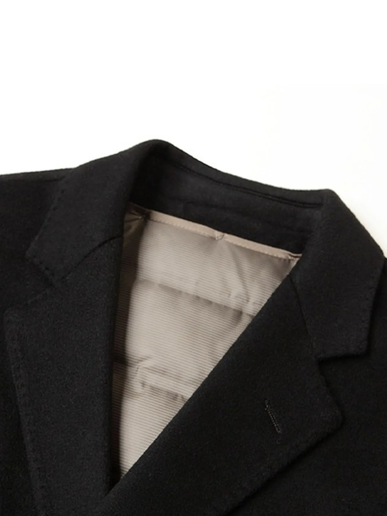 Men's Plus Size Button Up Long Sleeve Longline Coat - Fashorio