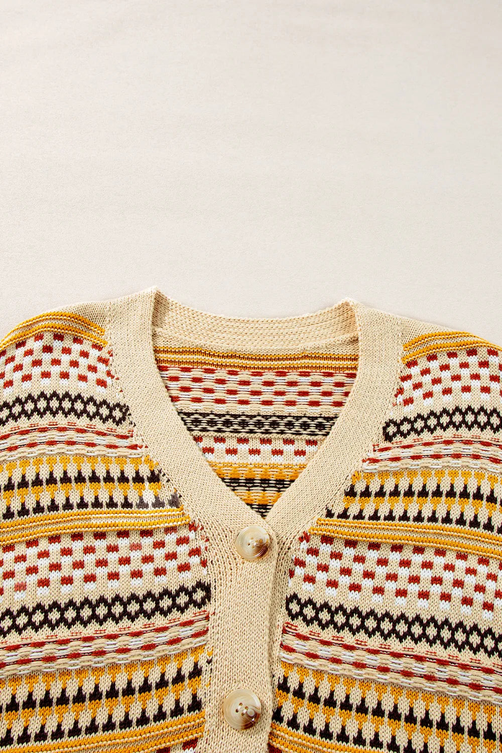Button Down Long Sleeve Cardigan - Fashorio