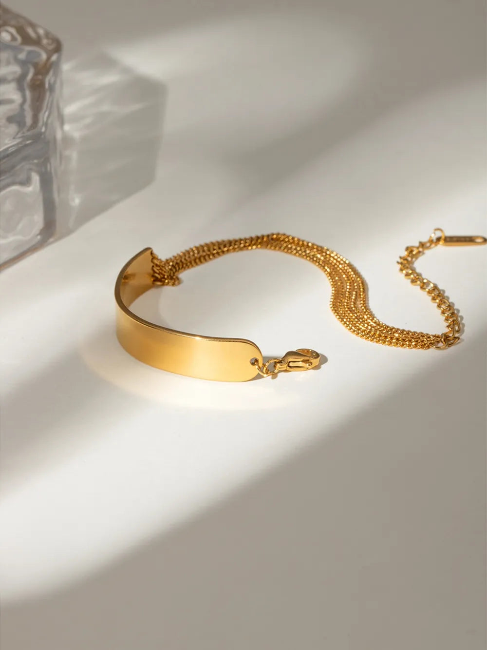 18K Gold-Plated Stainless Steel Bracelet - Fashorio