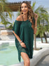 Crochet Trim Beach Cover Up Dress - Fashorio