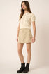 Mittoshop Cargo Mini Skirt with Side Pockets - Fashorio