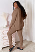 Basic Bae Full Size V-Neck Soft Rayon Long Sleeve Top and Pants Lounge Set - Fashorio
