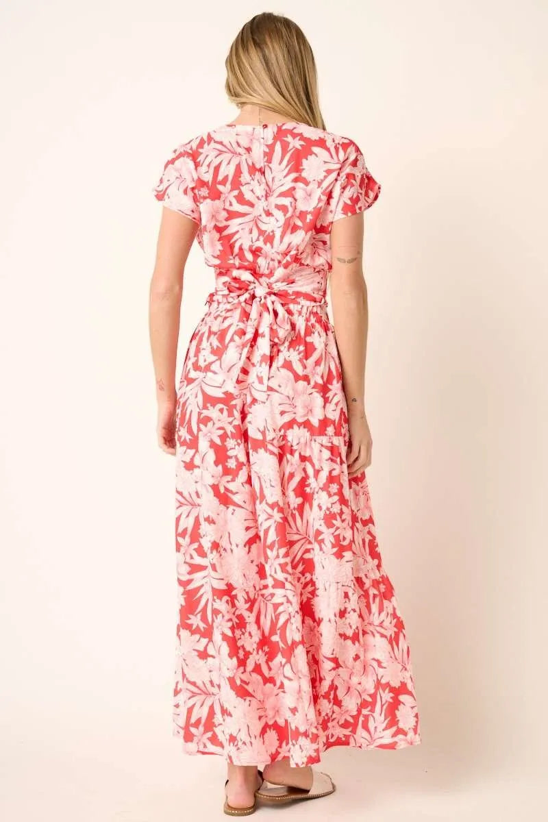Mittoshop Tropical Print Top and Skirt Set - Fashorio