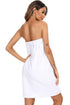 Strapless Robe with pocket - Fashorio