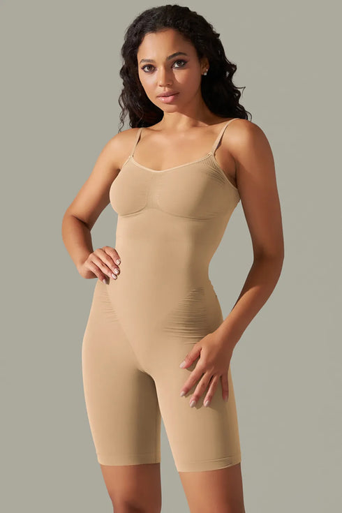 Spaghetti Strap Active Romper - Fashorio