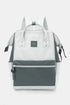 Himawari Water Resistant Canvas Backpack Bag with Side Pockets Dk Grey Grey One Size - Fashorio