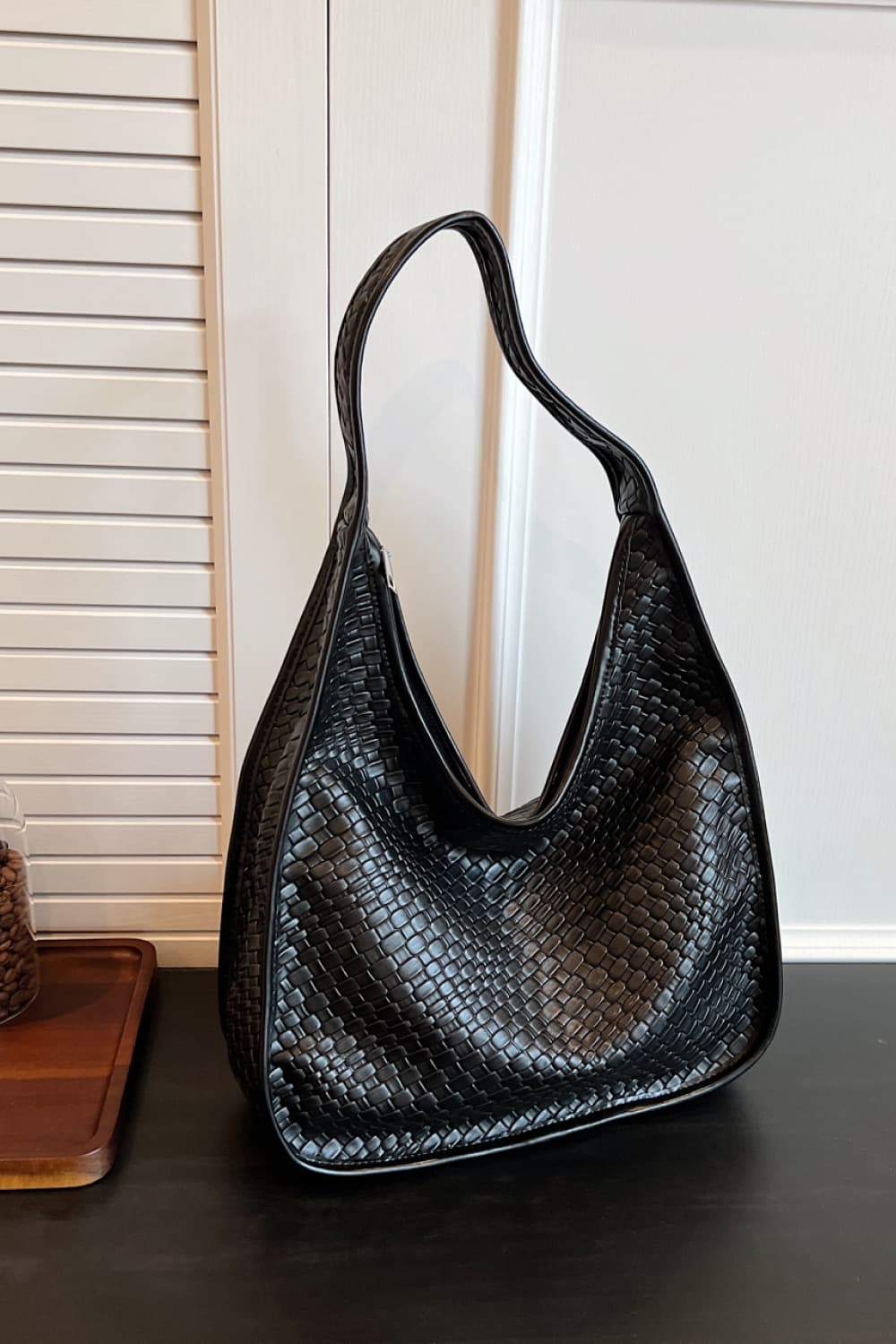 PU Leather Shoulder Bag - Fashorio