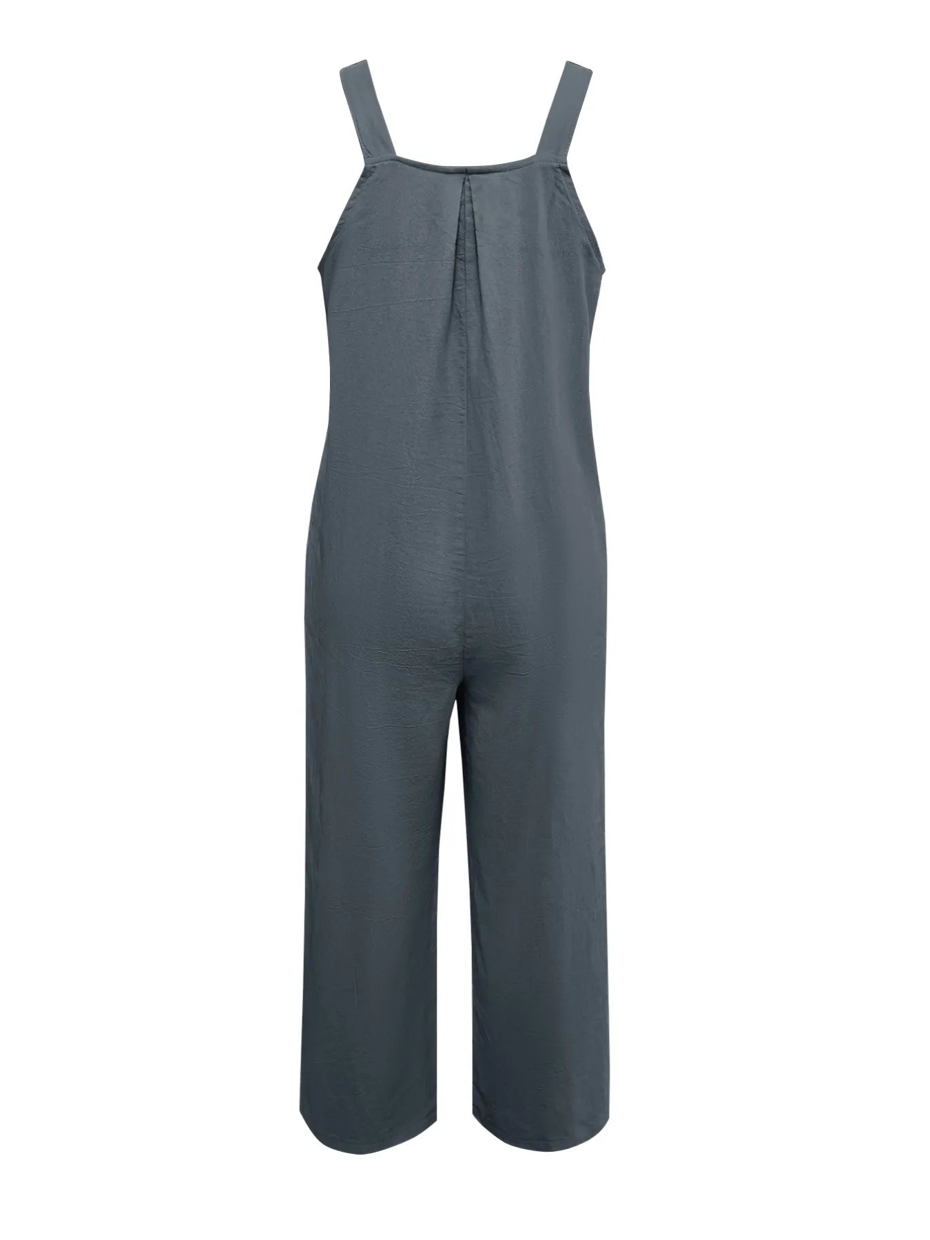 Floral Embroidered Wide Leg Jumpsuit - Fashorio